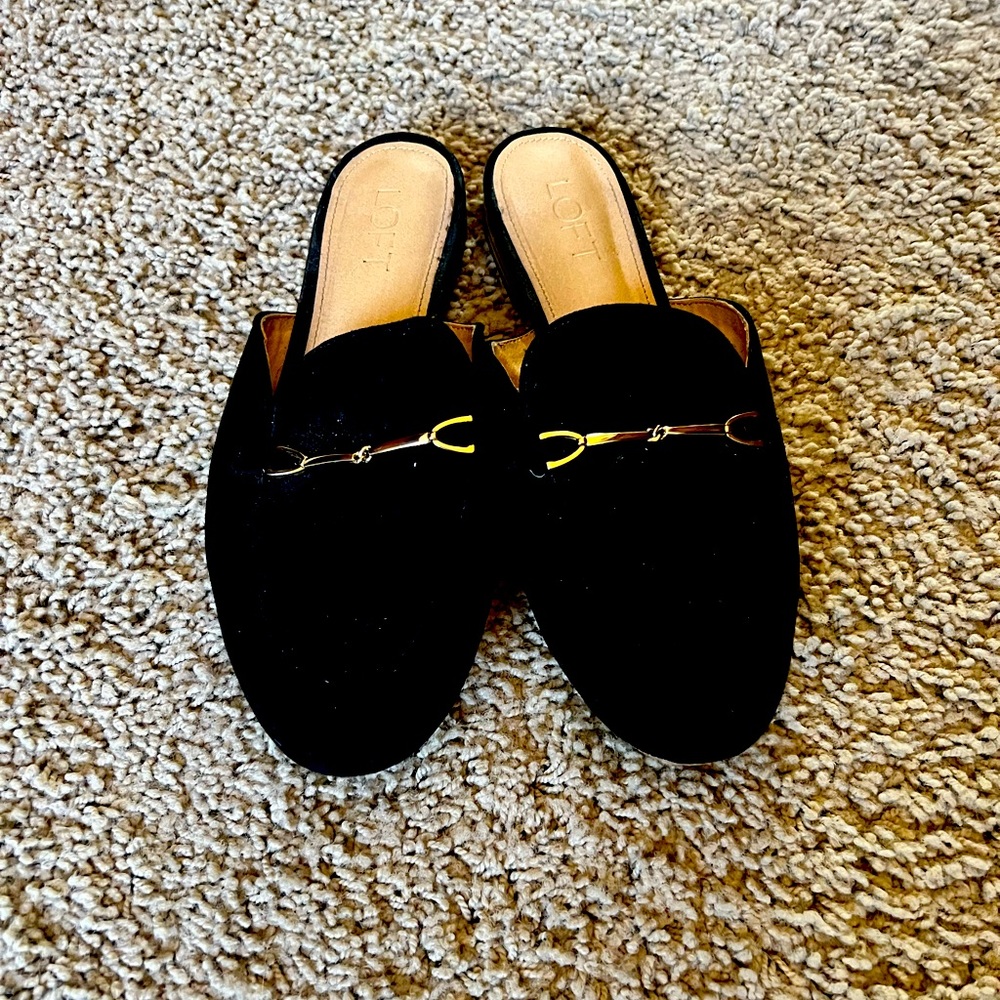 Black Suede Loafers